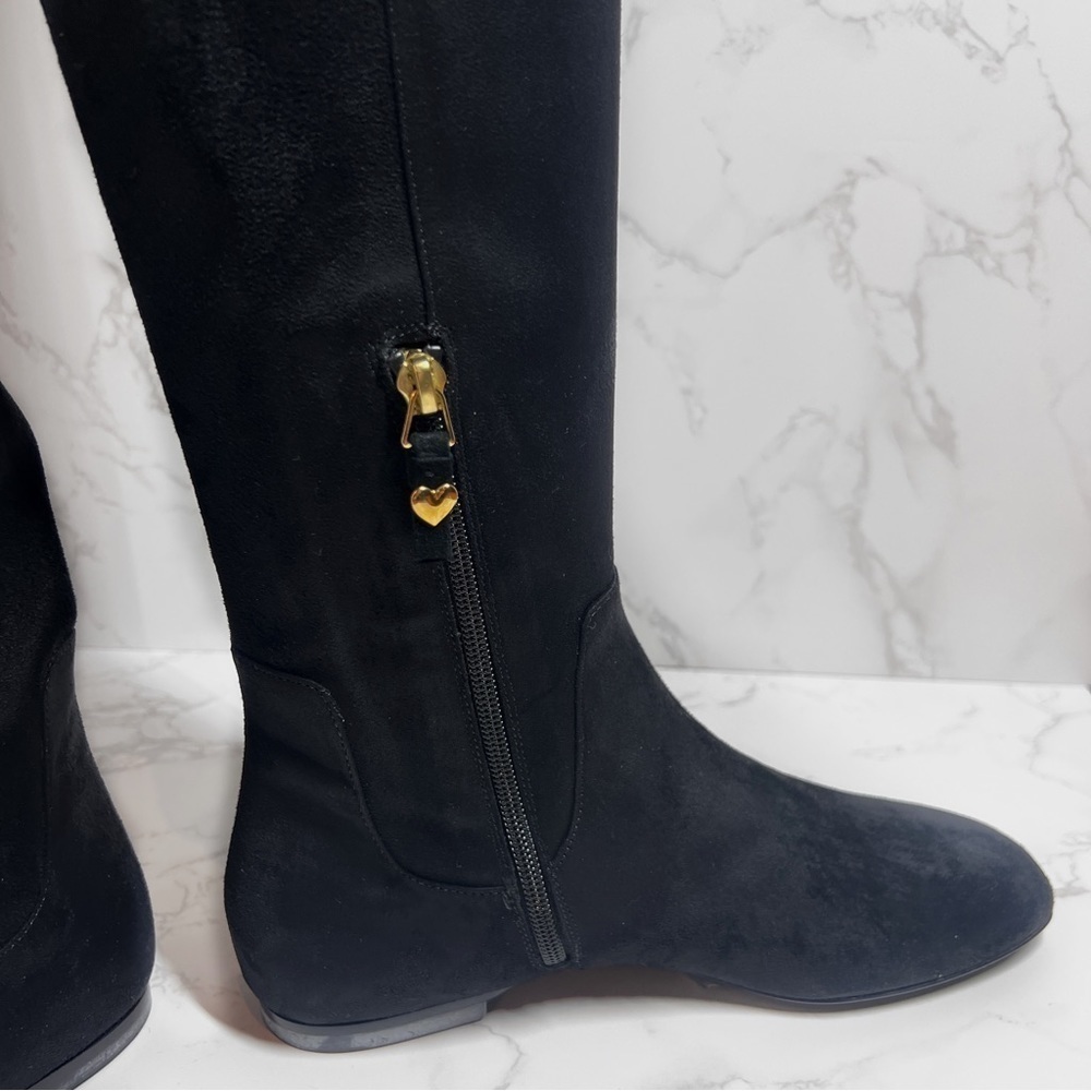 Twin-Set Women's Elegant Black Over the Knee Boots - Picture 4 of 7